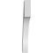 Ekena Millwork 3 1/2-in. W x 26-in. D x 32-in. H Westlake Architectural Grade PVC Knee Brace BRCP035X26X32WTL - alternate 5